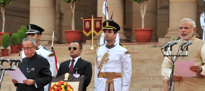 Narendra Modi sworn in as Prime Minister of India